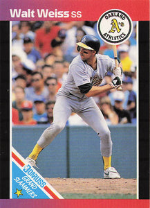 1989 Donruss Baseball Grand Slammers Walt Weiss #3