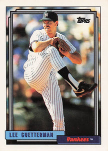1992 Topps Baseball Lee Guetterman #578