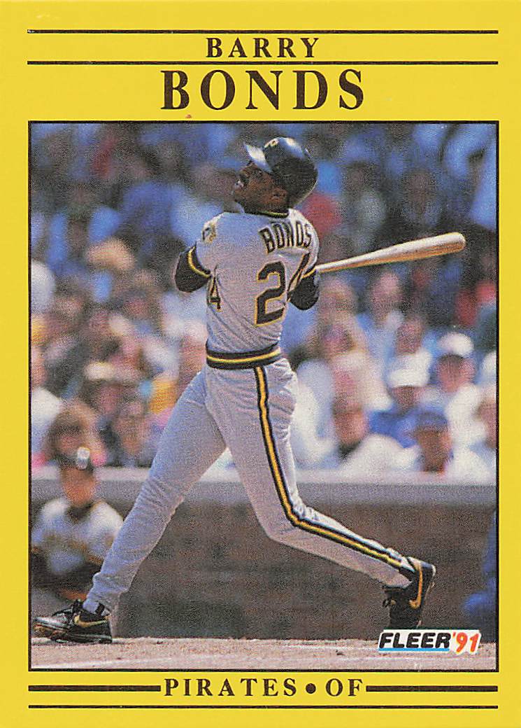 1991 Fleer Baseball Barry Bonds #33