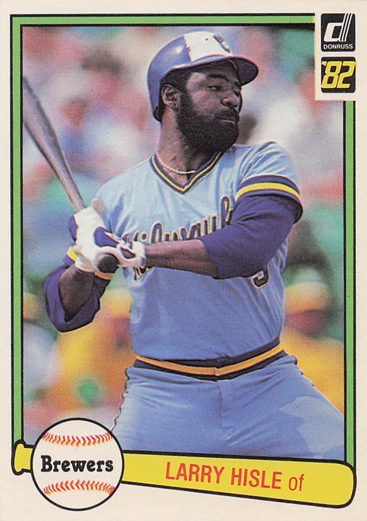 1982 Donruss Baseball Larry Hisle #358