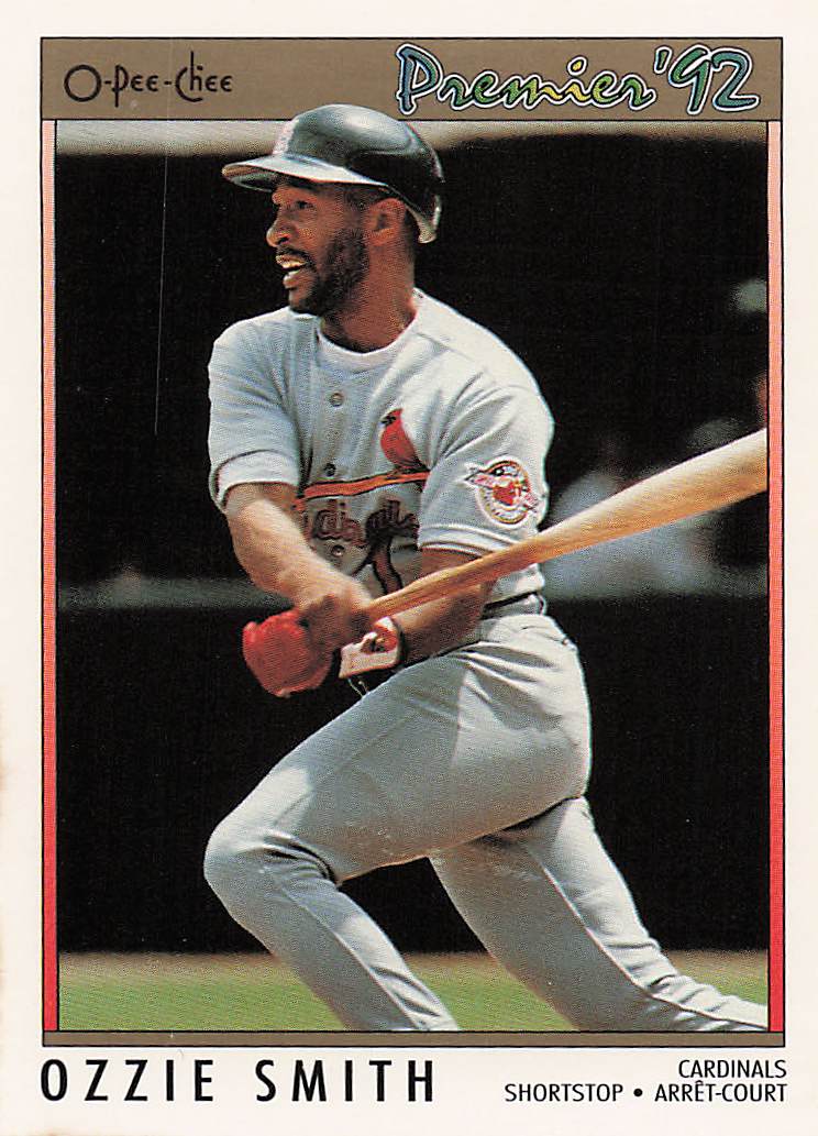 1992 O-Pee-Chee Premier Baseball Ozzie Smith #84