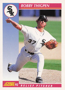 1992 Score Baseball Bobby Thigpen #570