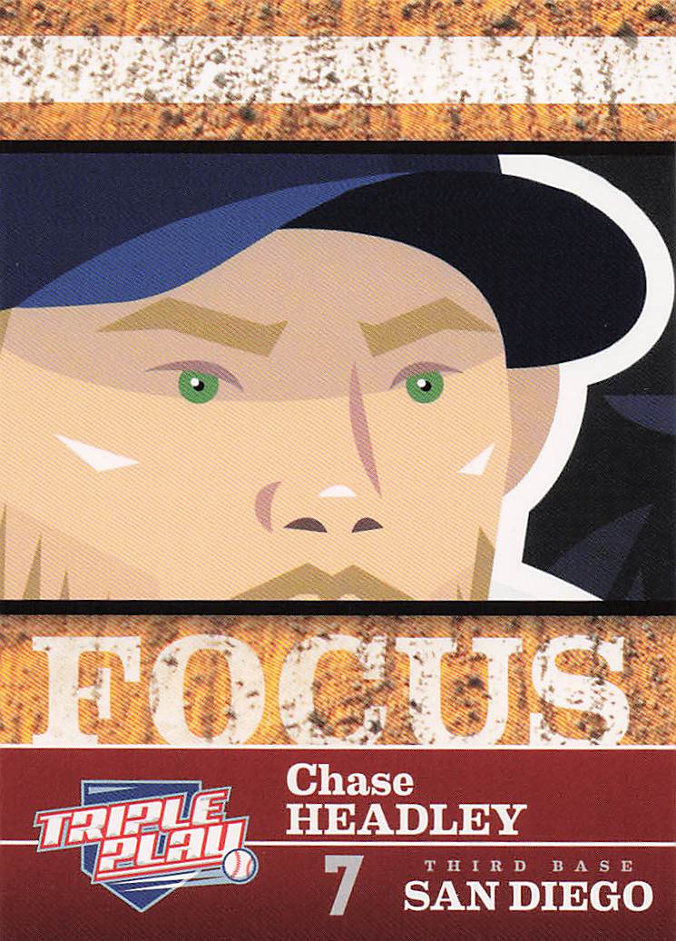 2012 Panini Triple Play Baseball Chase Headley #257