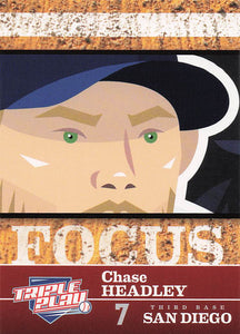 2012 Panini Triple Play Baseball Chase Headley #257