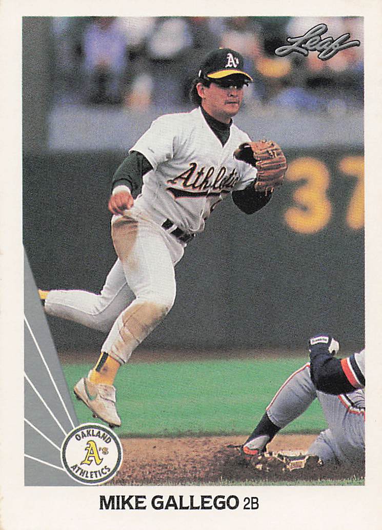 1990 Leaf Baseball Mike Gallego #121