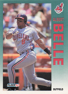 1992 Fleer Baseball Albert Belle #105