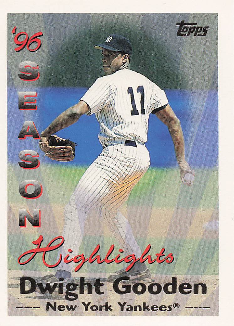 1997 Topps Baseball Dwight Gooden #100
