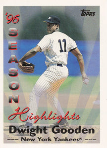 1997 Topps Baseball Dwight Gooden #100