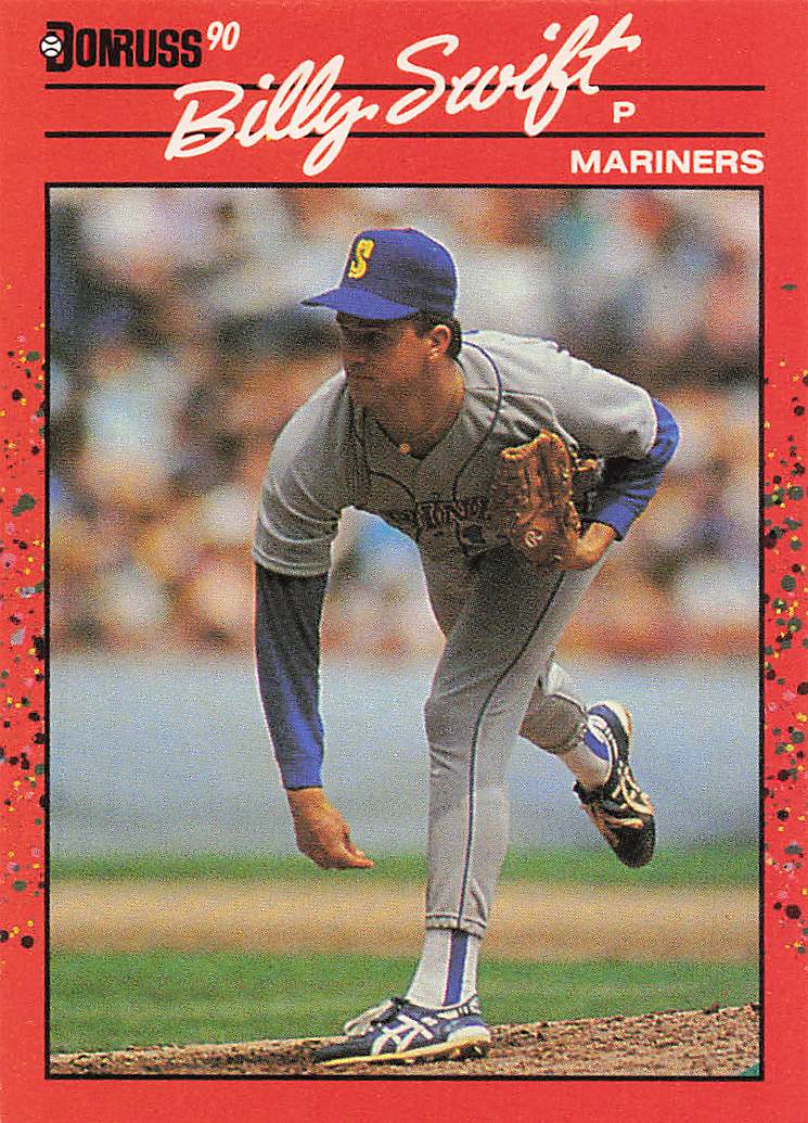 1990 Donruss Baseball Billy Swift #566