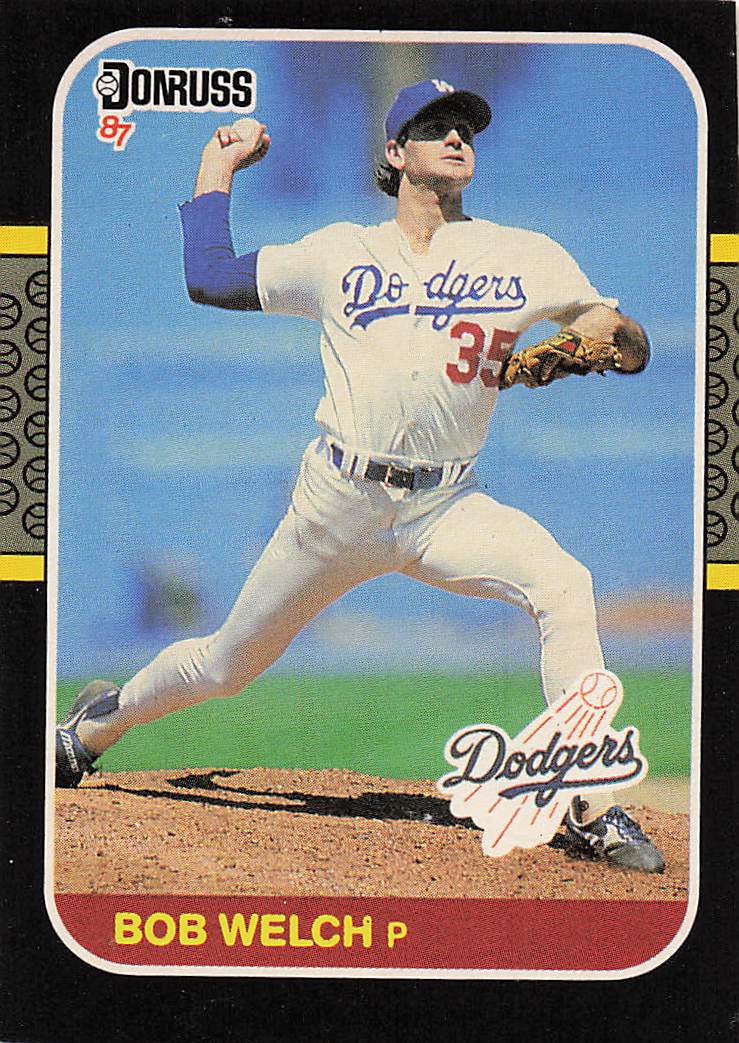 1987 Donruss Baseball Bob Welch #475