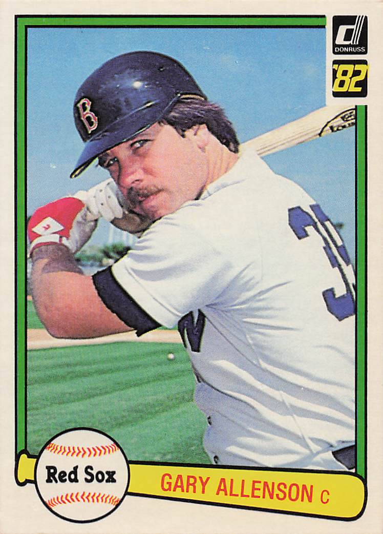 1982 Donruss Baseball Gary Allenson #386