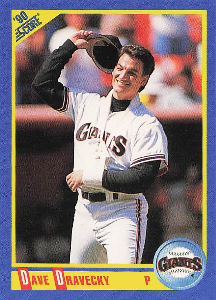 1990 Score Baseball Dave Dravecky #550