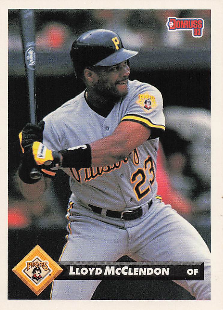 1993 Donruss Baseball Lloyd McClendon #384