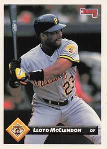 1993 Donruss Baseball Lloyd McClendon #384