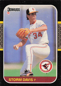 1987 Donruss Baseball Storm Davis #273