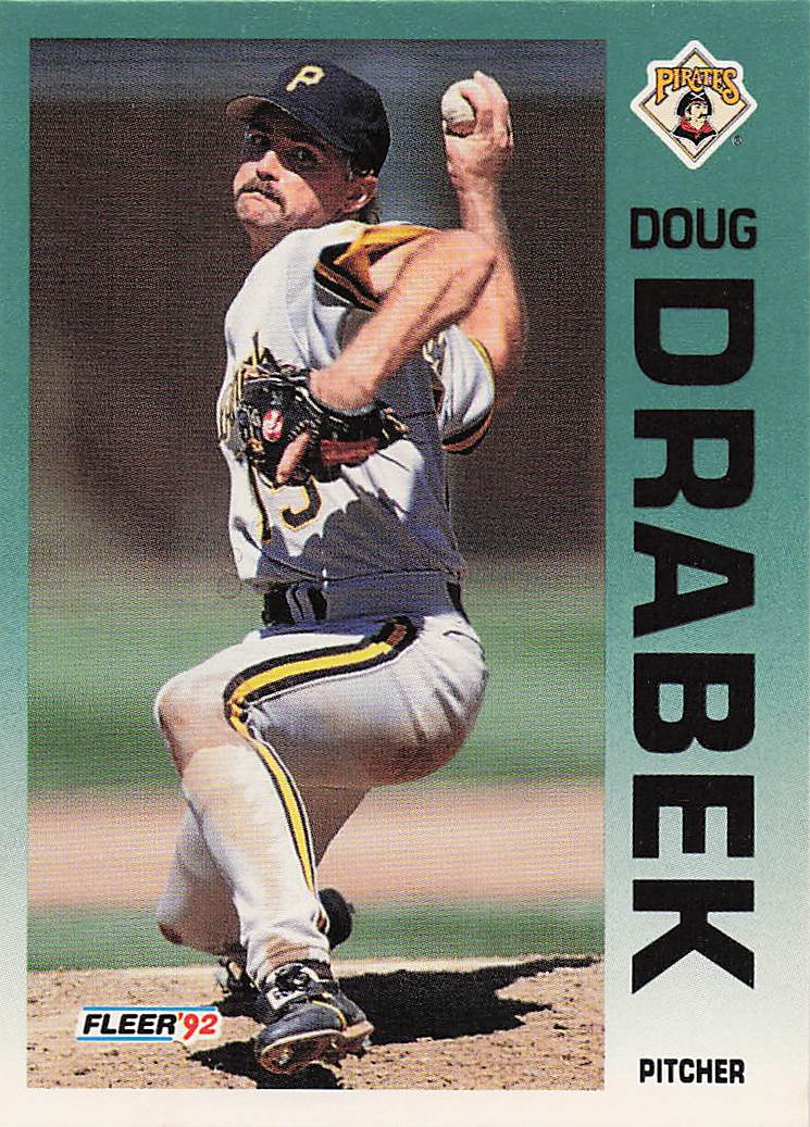 1992 Fleer Baseball Doug Drabek #553
