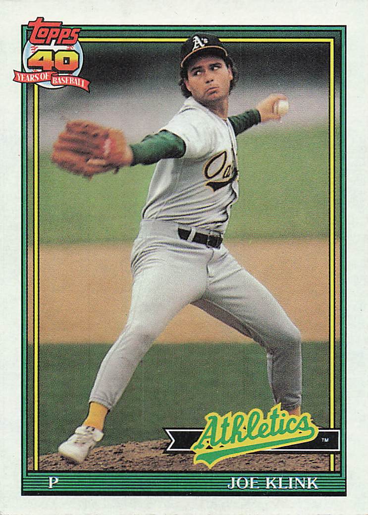 1991 Topps Baseball Desert Shield Joe Klink #553