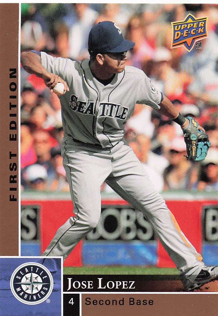 2009 Upper Deck Baseball Jose Lopez #341