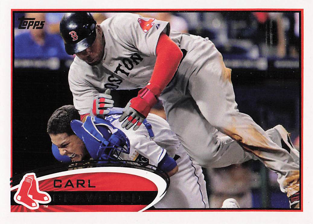 2012 Topps Baseball Black Carl Crawford #368