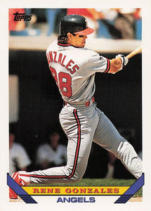 1993 Topps Baseball Rene Gonzales #266