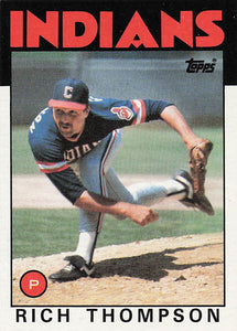 1986 Topps Baseball Rich Thompson #242 Rookie