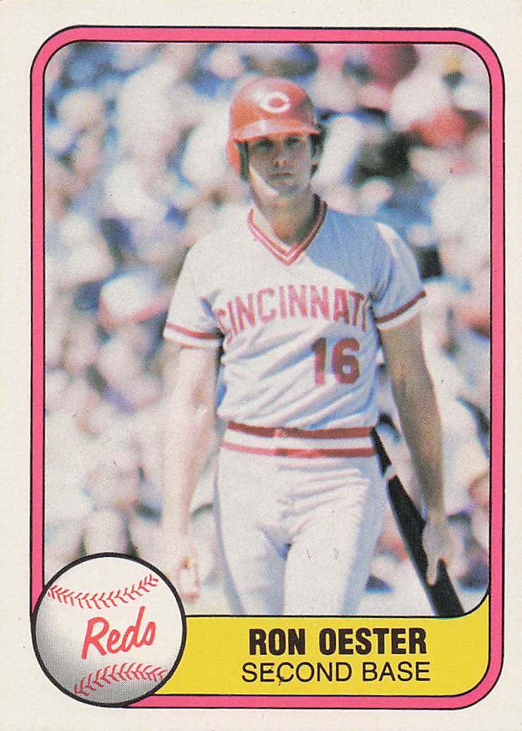 1981 Fleer Baseball Ron Oester #218