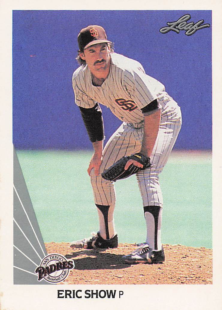 1990 Leaf Baseball Eric Show #115