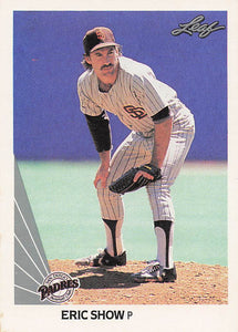 1990 Leaf Baseball Eric Show #115