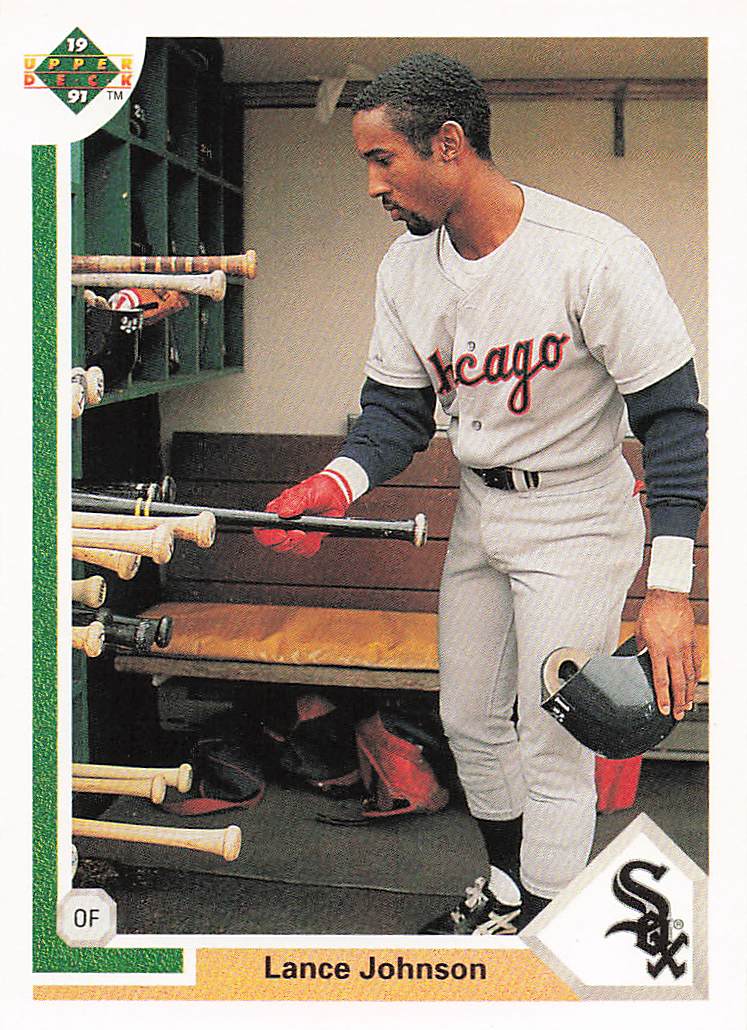 1991 Upper Deck Baseball Lance Johnson #248b
