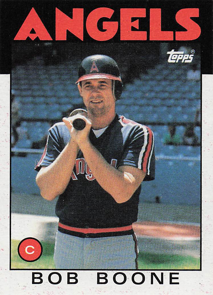 1986 Topps Baseball Bob Boone #62