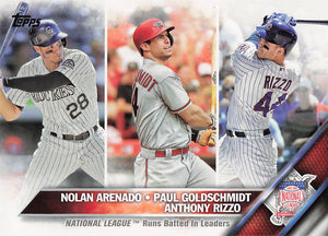 2016 Topps Baseball (Nolan Arenado / Paul Goldschmidt / Anthony Rizzo) LL #166