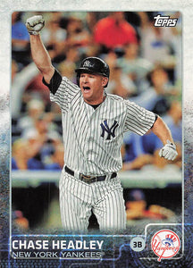 2015 Topps New York Yankees Baseball Chase Headley #NYY-17