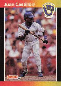 1989 Donruss Baseball Juan Castillo #530