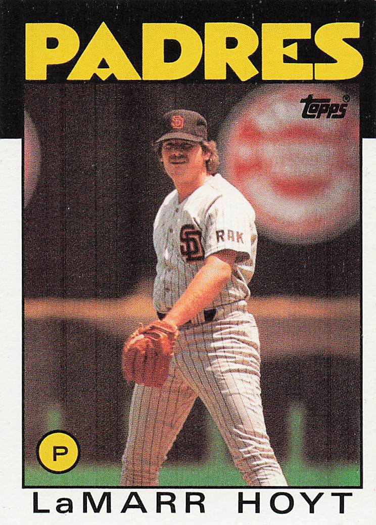1986 Topps Baseball LaMarr Hoyt #380