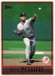 1997 Topps Baseball Andy Pettitte #60