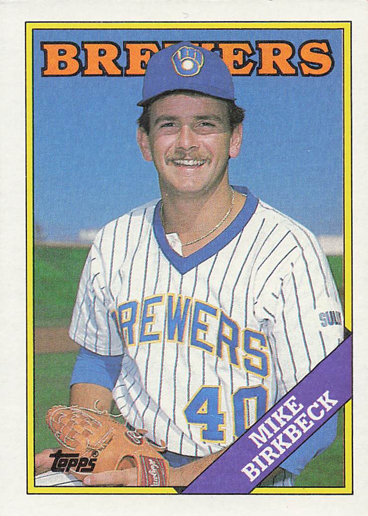 1988 Topps Baseball Mike Birkbeck #692