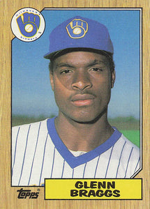 1987 Topps Baseball Glenn Braggs #622 Rookie
