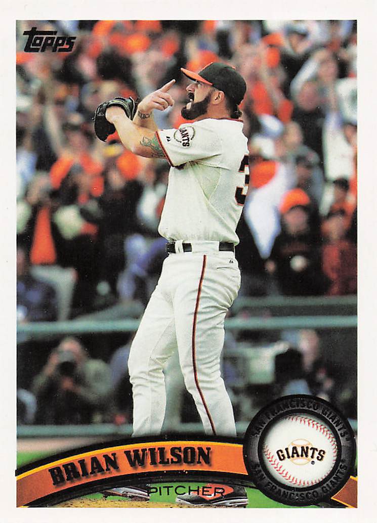 2011 Topps Baseball Brian Wilson #210a