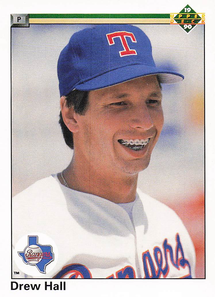 1990 Upper Deck Baseball Drew Hall #631