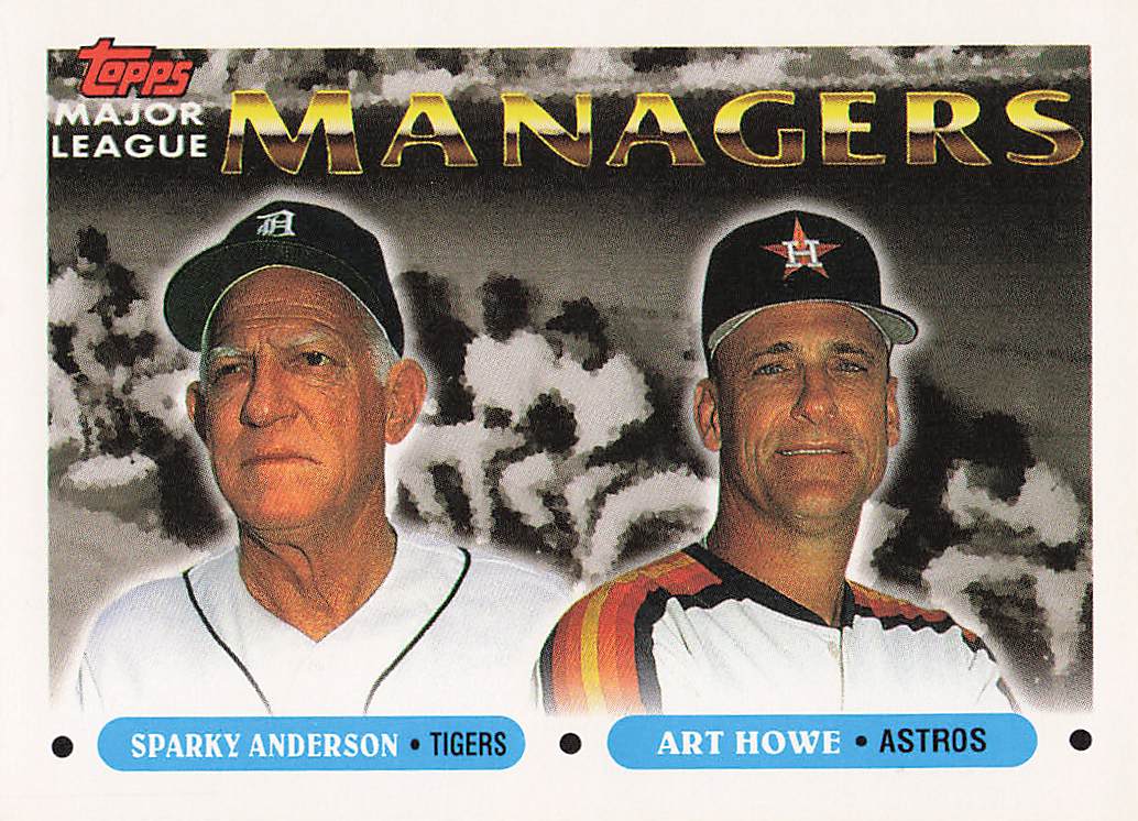 1993 Topps Baseball Inaugural Marlins Sparky Anderson / Art Howe MGR #506