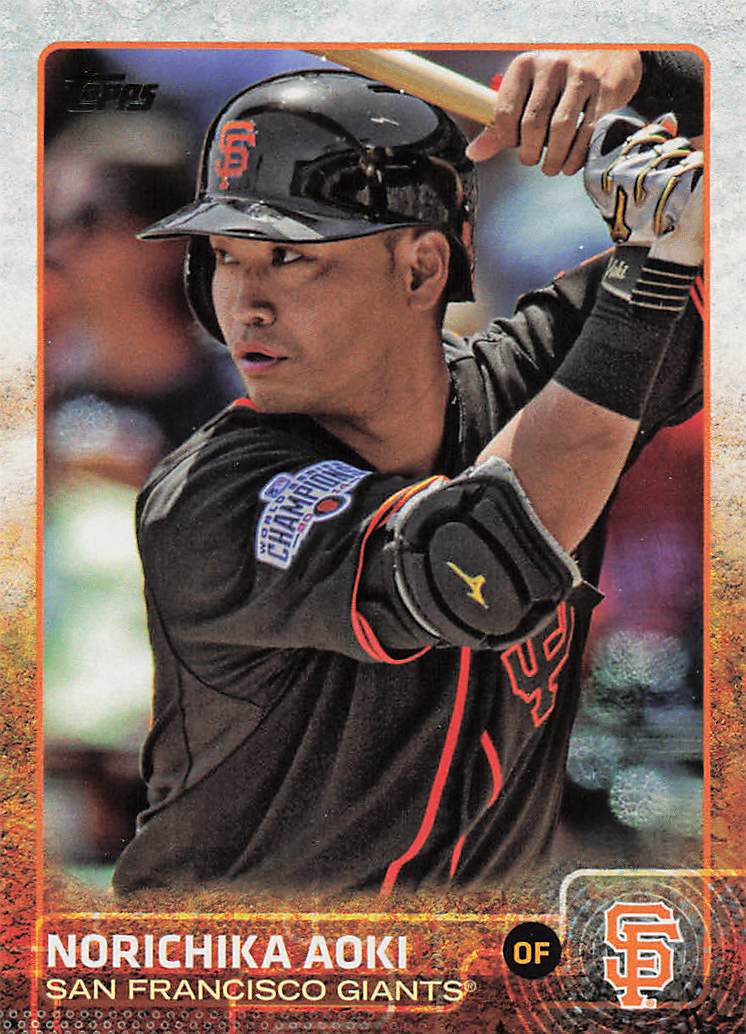 2015 Topps Update Baseball Norichika Aoki #US335c