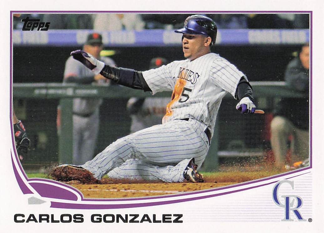 2013 Topps Baseball Carlos Gonzalez #5