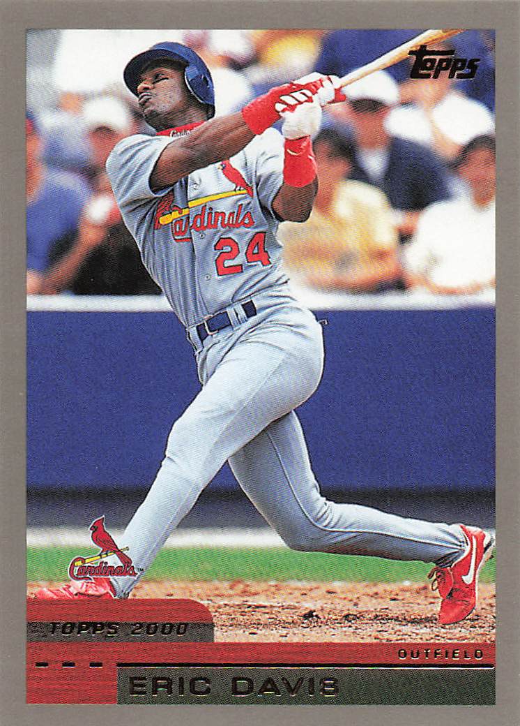 2000 Topps Baseball Eric Davis #190
