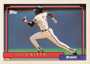1992 Topps Baseball Otis Nixon #340
