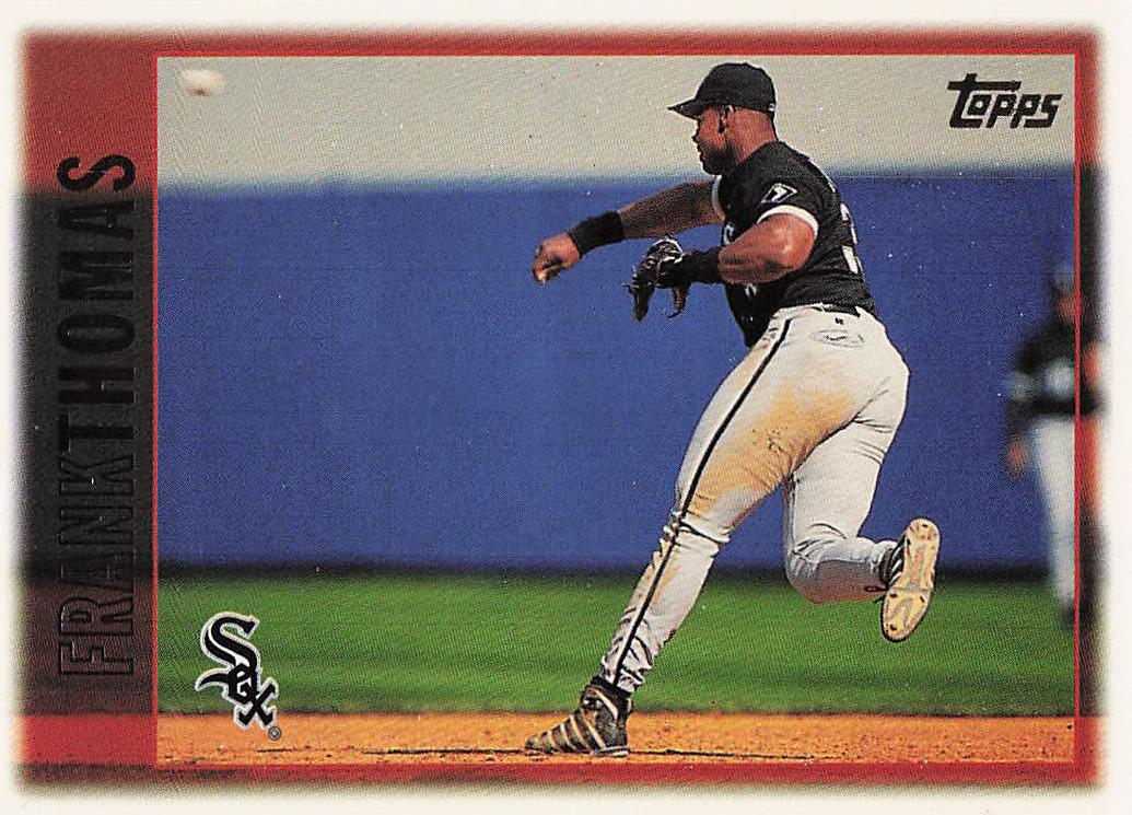 1997 Topps Baseball Frank Thomas #108