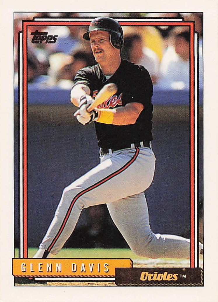 1992 Topps Baseball Glenn Davis #190
