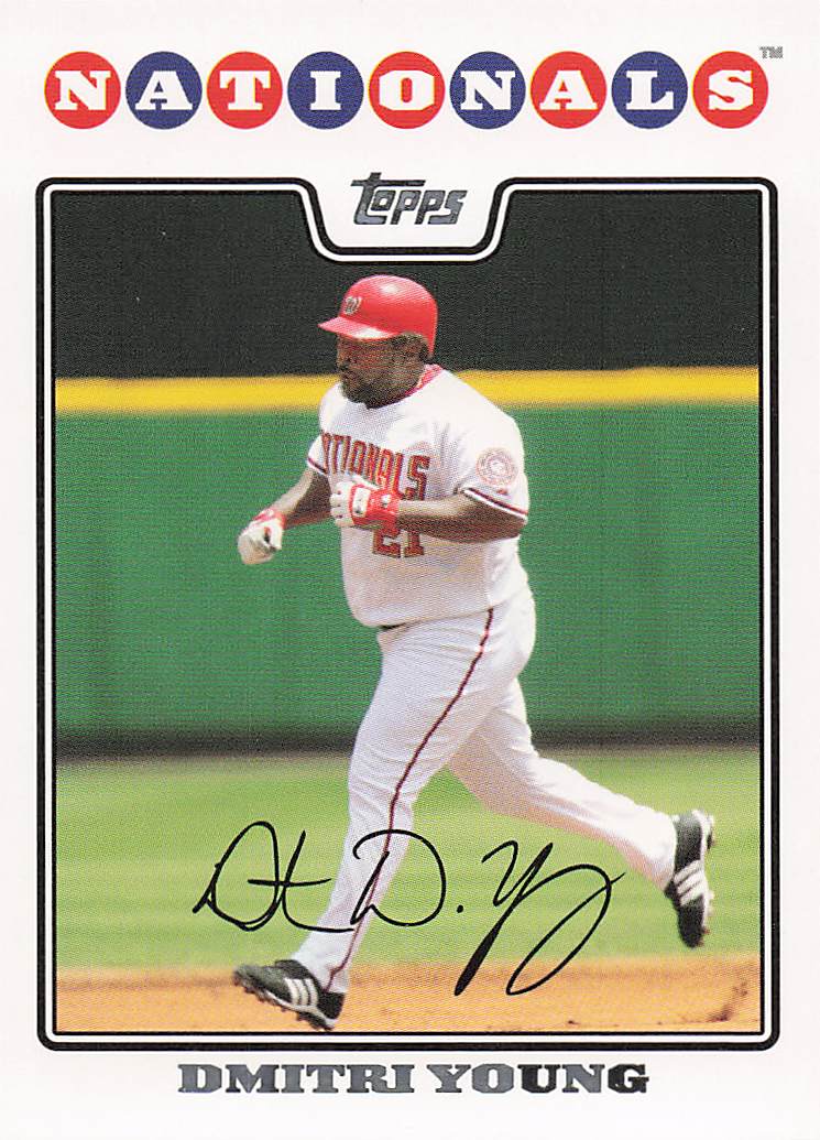 2008 Topps Baseball Dmitri Young #252