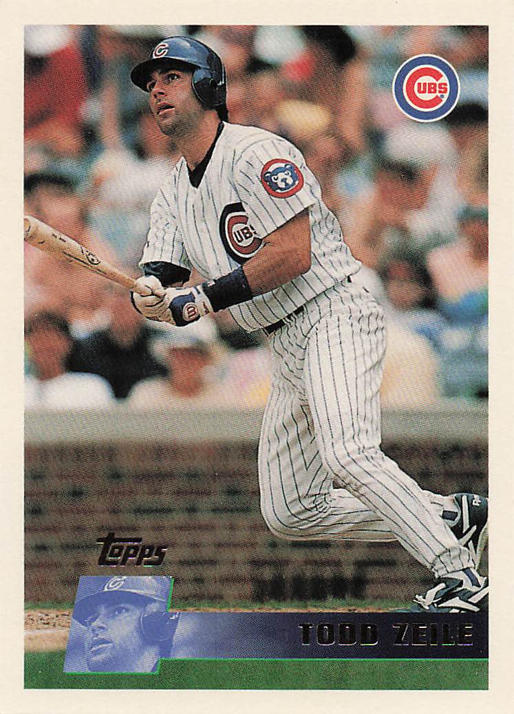 1996 Topps Baseball Todd Zeile #35
