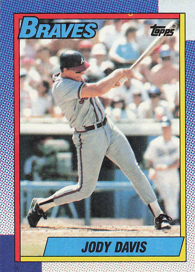 1990 Topps Baseball Jody Davis #453
