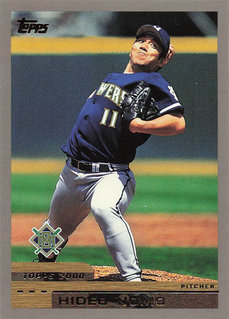 2000 Topps Baseball Hideo Nomo #159